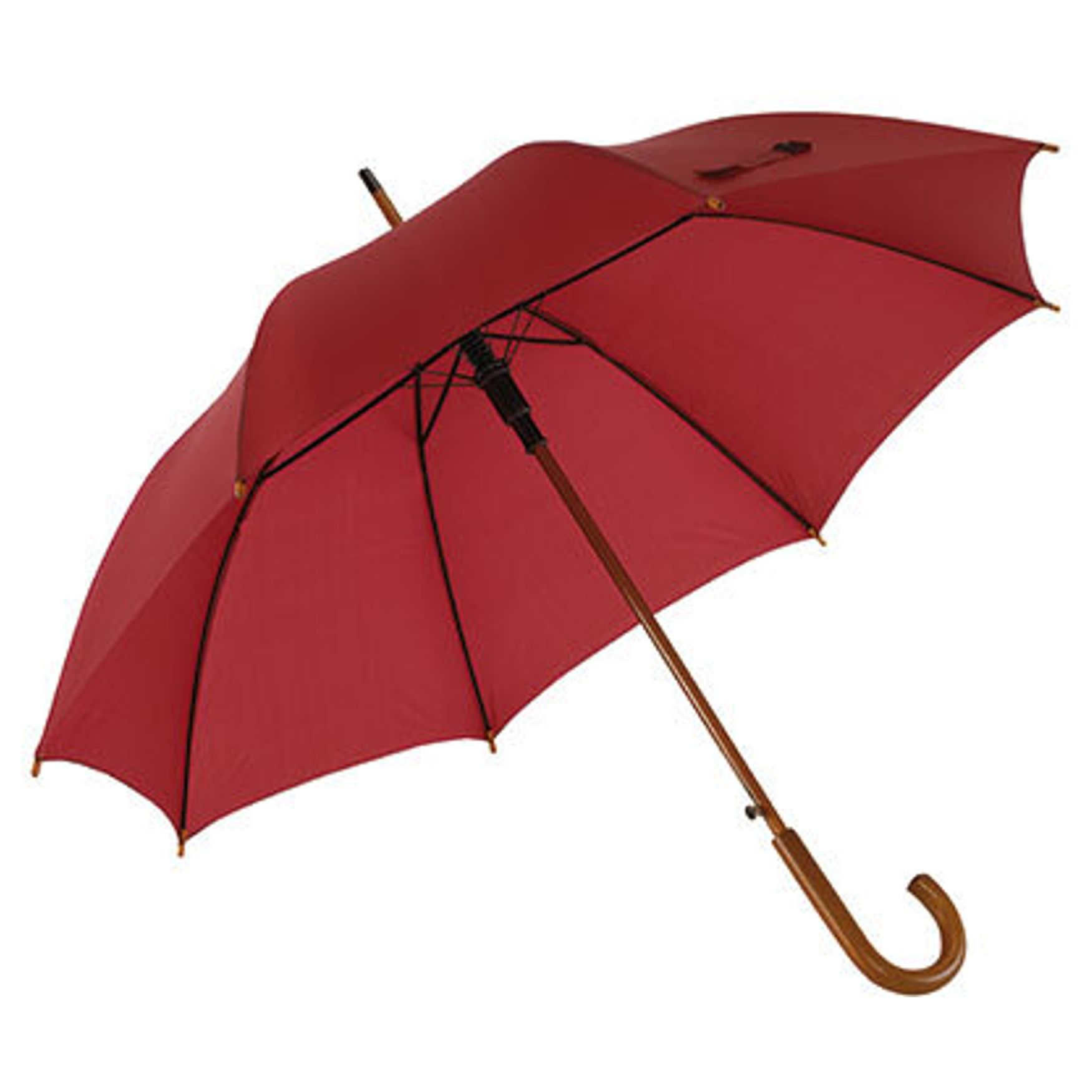 Automatic umbrella cane nylon 01032 - Bordeaux