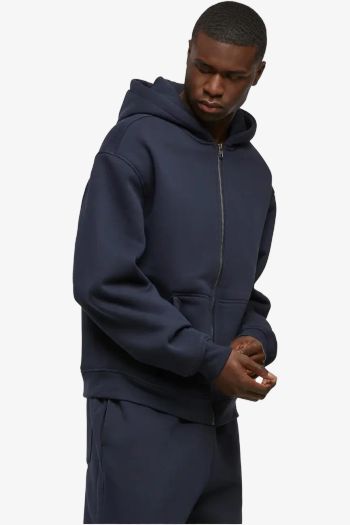Image produit Oversized zip hoody sweat à capuche nm013