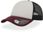 white/black/burgundy