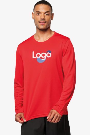 Image produit Camiseta deportiva manga larga hombre pa443