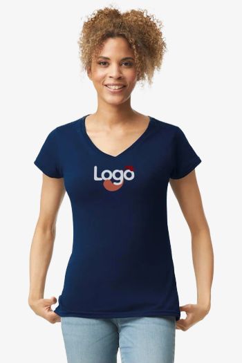 Image produit Camiseta con cuello en V para Mujeres 64V00L 64v00l