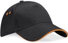 black/orange