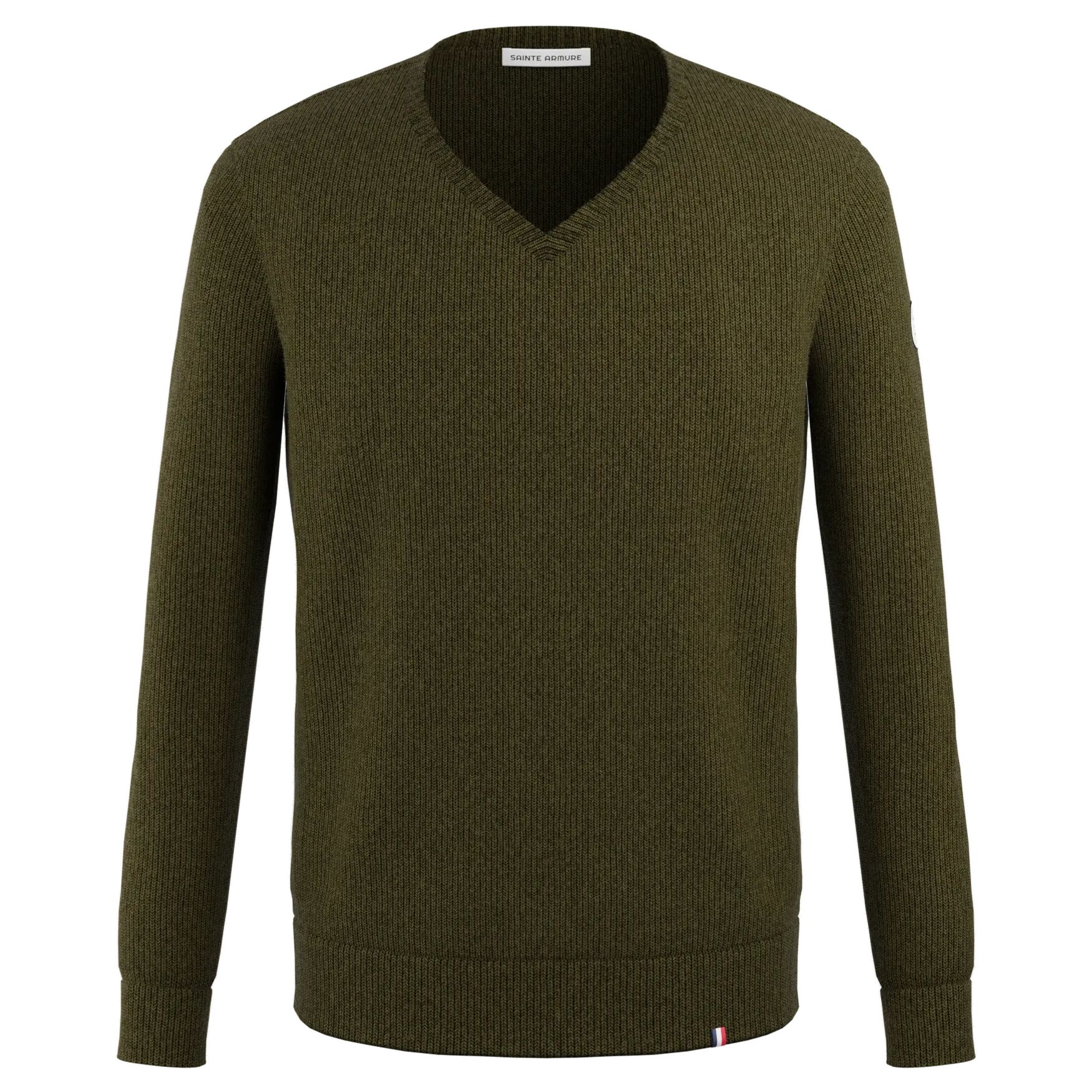 Henri Pull laine mérinos 503 - Olive chiné