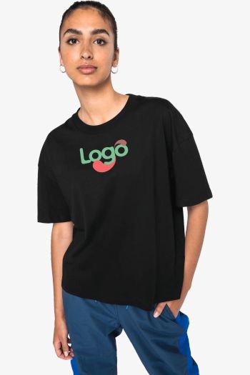 Image produit Oversized t-shirt for women - Organic cotton t-shirt - ns313