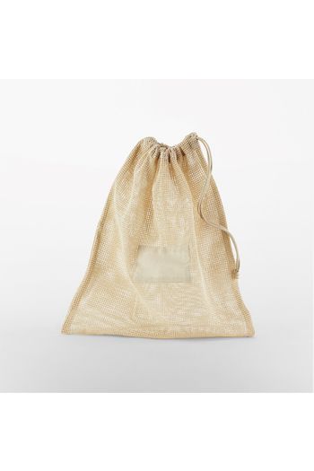 Bolsas de malla de algodón orgánico w155 - Natural