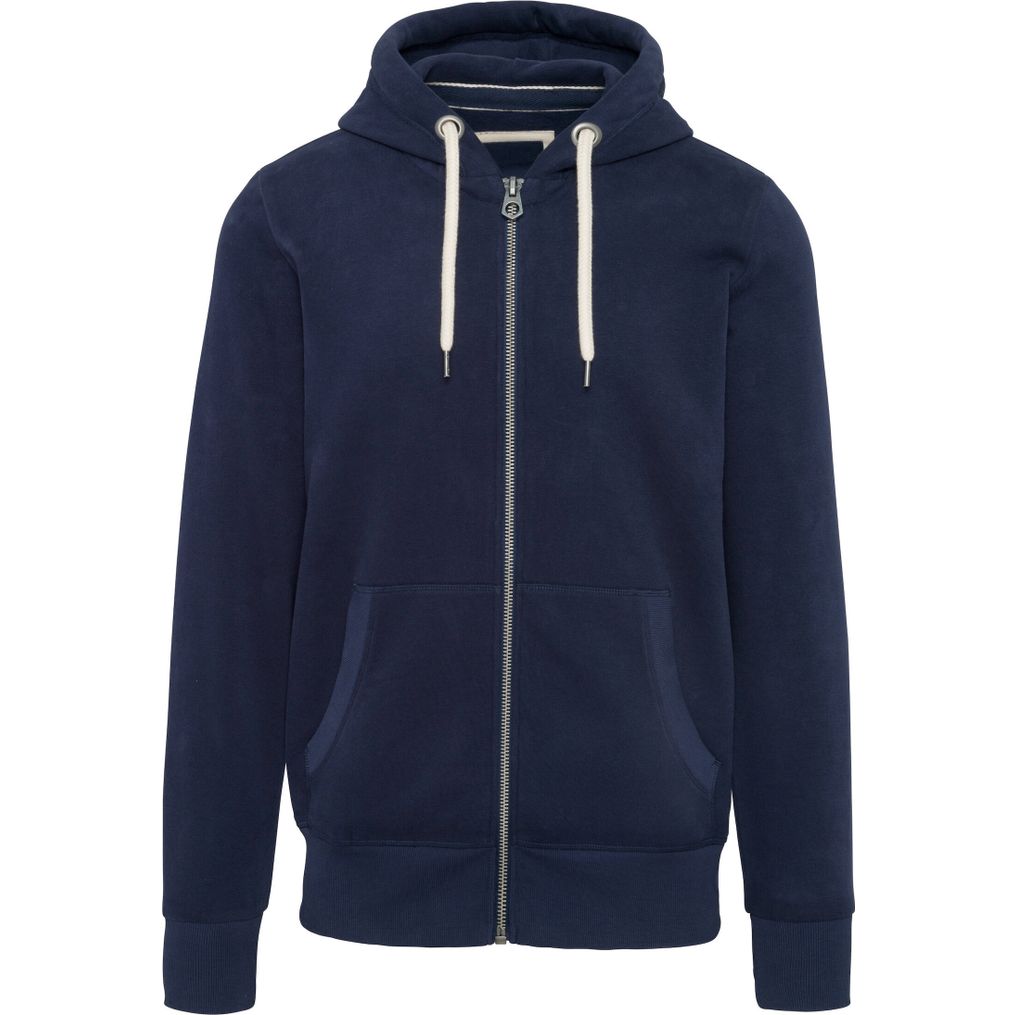 Image produit Vintage zipped hooded sweatshirt for men kv2306
