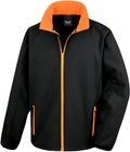 black/orange