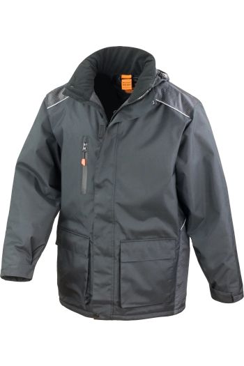 Vostex long coat winddichter Mantel r305x - Black
