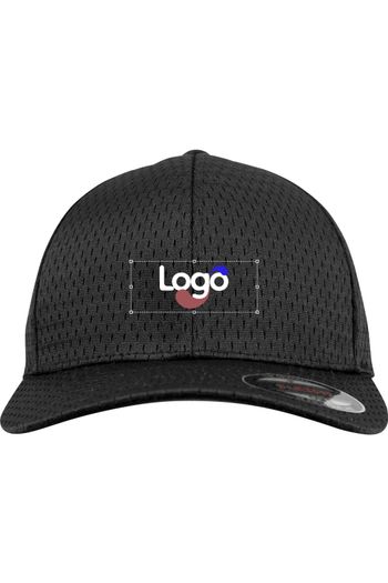 Athletic mesh cap 6777 - Black