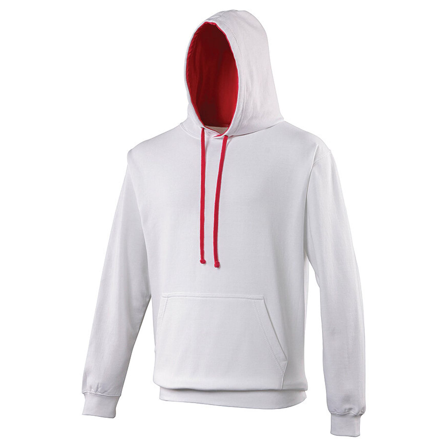 Varsity Kapuzenpullover jh003 - Artic white hot pink