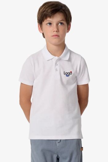 Image produit Polo piqué enfant iDEAL BASIC BRAND ib297