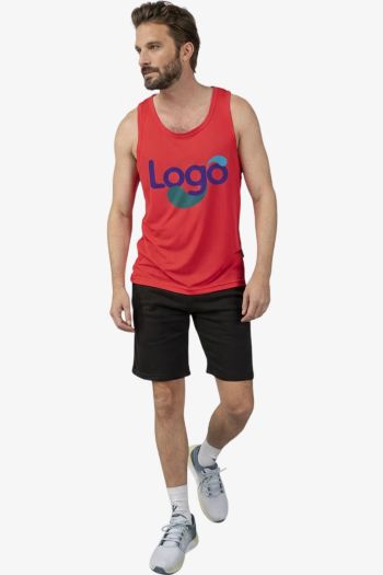 Image produit Firstop men Polyester Atemungsaktiv Sport Tank Top pk143