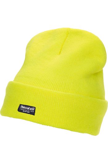 Chapéu Hi-vis thinsulate Boné Acrílico inverno cap402 - Hi vis yellow