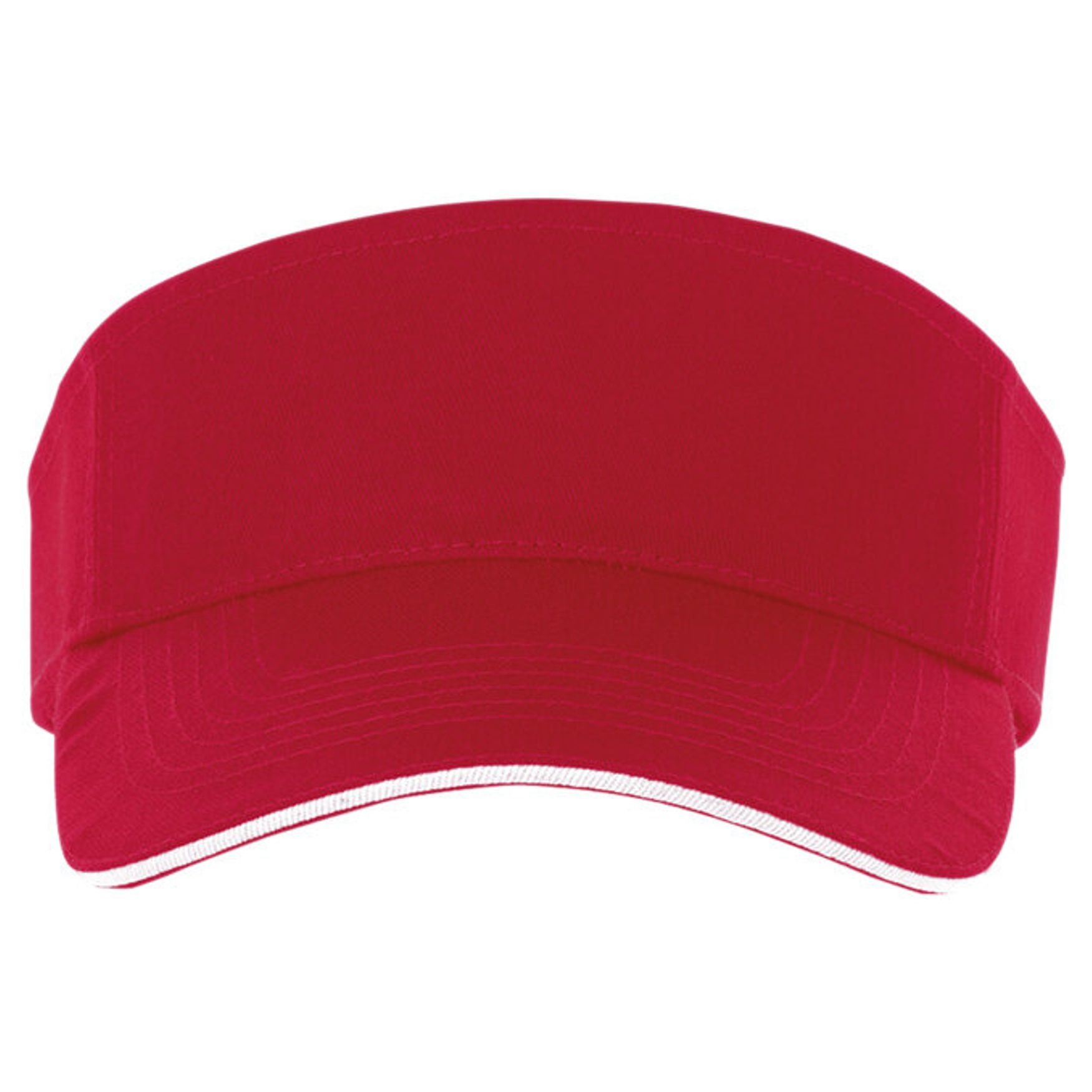 Ace Keps av bomull justerbart visir 01196 personifiering - Rouge blanc