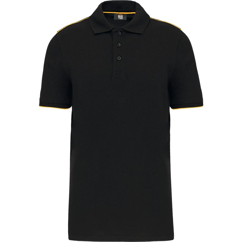 Image produit Polo dagligt med kontrastfarver korte ærmer mand wk270