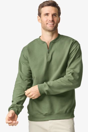 Image produit Softstyle Midweight Adult Fleece 1 4 zip Sweat bluza z zamkiem 1/4 sf008