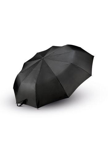 MINI PARAPLUIE CLASSIQUE POIGNÉE ARRONDIE składany ki2013 - Black