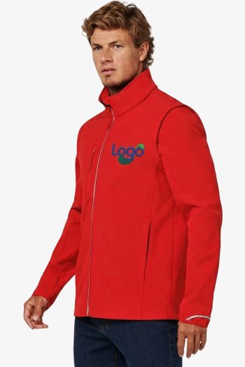 Image produit Detachable sleeve softshell jacket pa323
