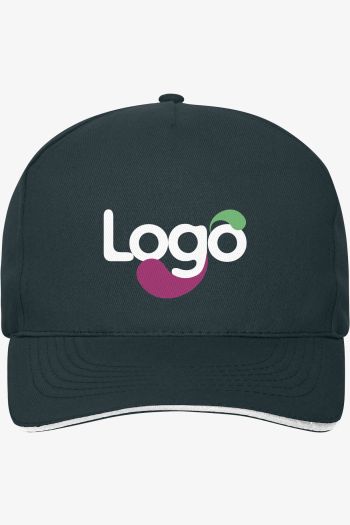 Image produit Gorro de sándwich de 5 paneles de algodón bio mb6238