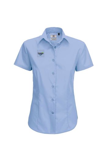 Smart chemisett för dam swp64 - Business blue