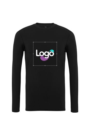 Camiseta segunda pele de desempenho tr016 - Black