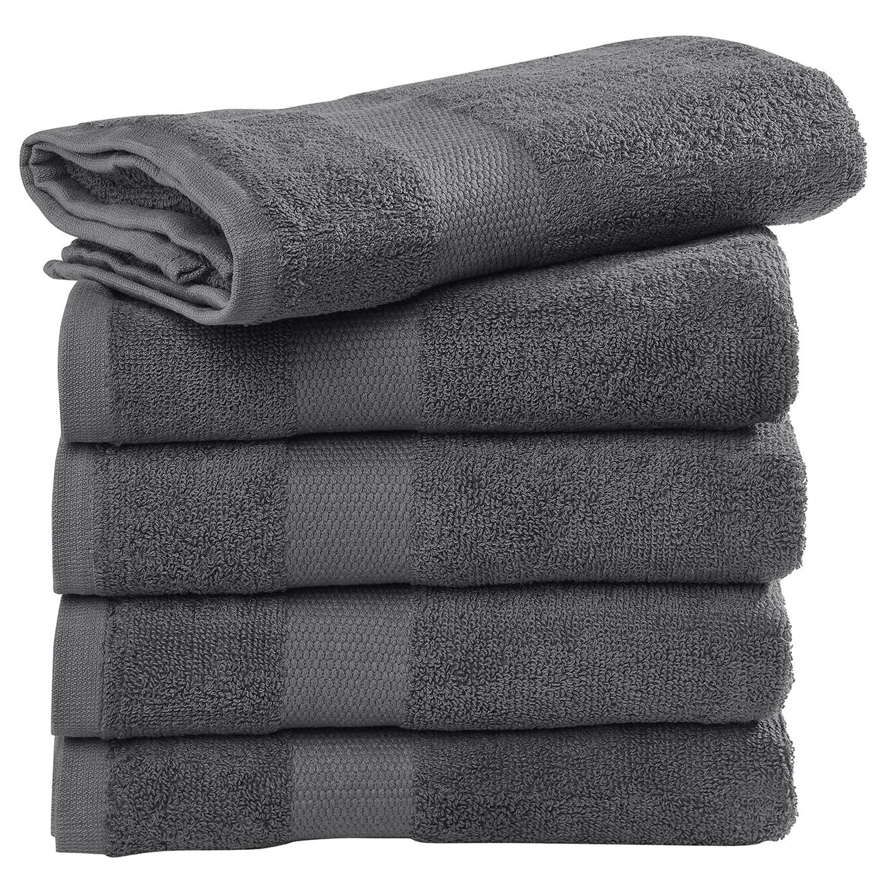 Toalla de baño Tiber 70x140 cm Toalla de algodón peinado personalización to5002 - Steel grey