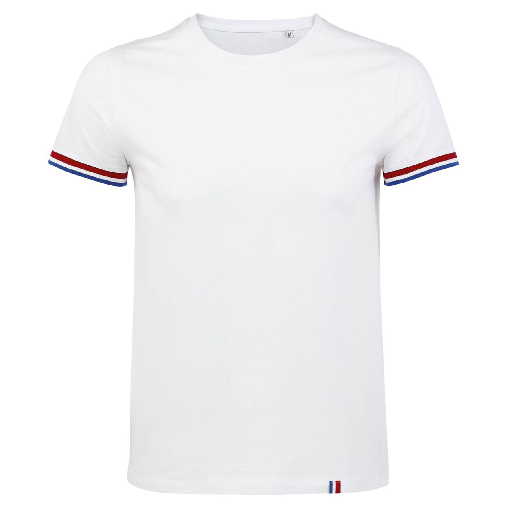 Tee shirt homme col rond 03108 Rainbow Men personnalisable - Blanc royal