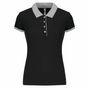 Image produit Polo a maglia jacquard bicolore donna k259