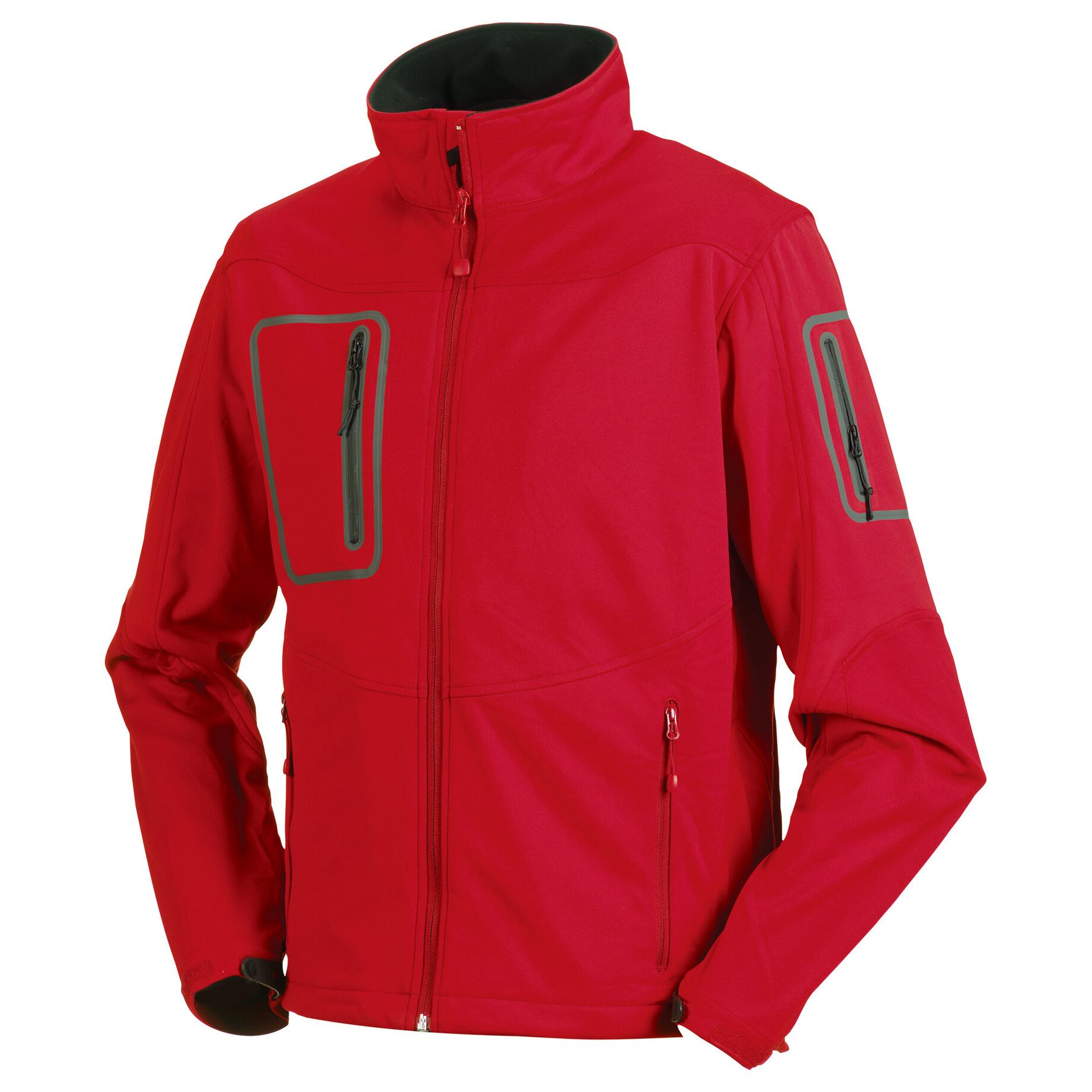 Aktywny softshell dla mężczyzn r-520m-0 - Classic red