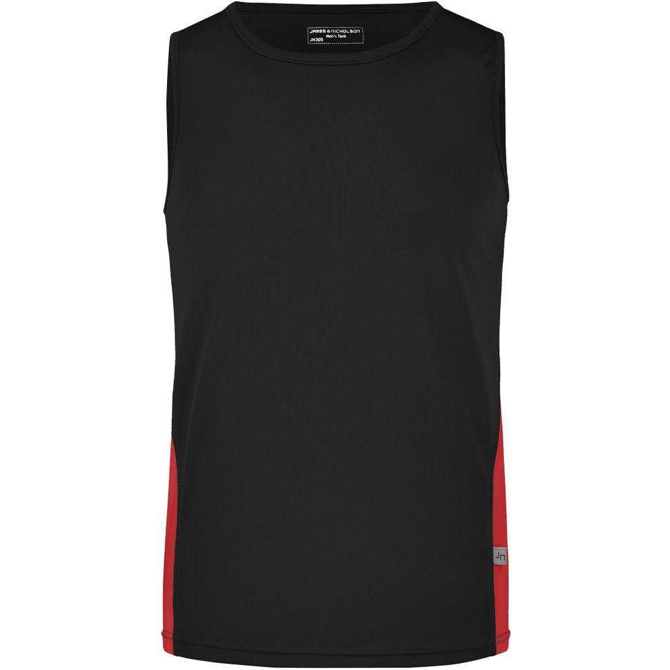 black/red