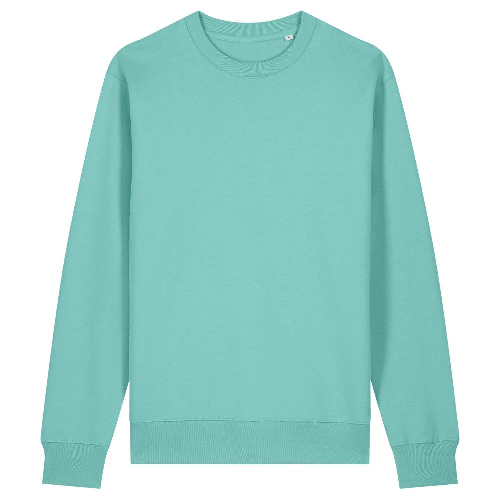 Cambio 2.0 Maglione in cotone biologico personalizzazione stsu178 - Pool blue