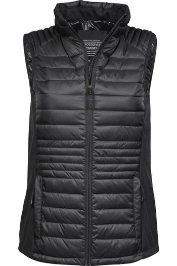 Bodywarmer a incrocio donna 9625 - Black / Black / Black