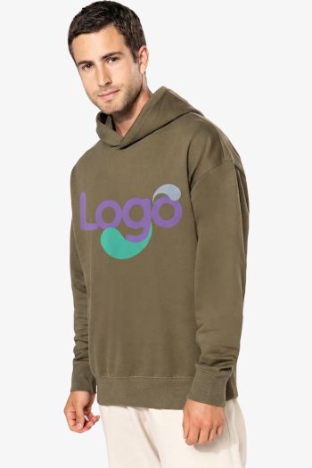 Image produit Oversized Hooded Fleece Sweatshirt k4018