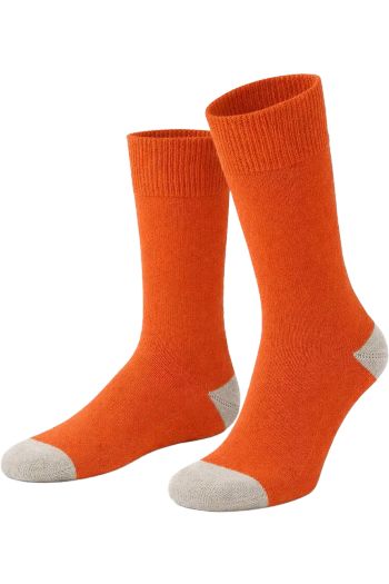 Morgan chaussettes chaussette 201 - Mandarine / Gris perle