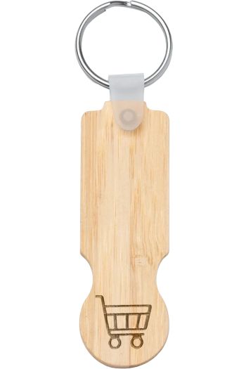 NOKEL Porta-chaves com ficha ko1501 - Beige