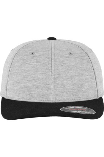 dubbel jersey 2-tone keps 6778t - Grey / Black