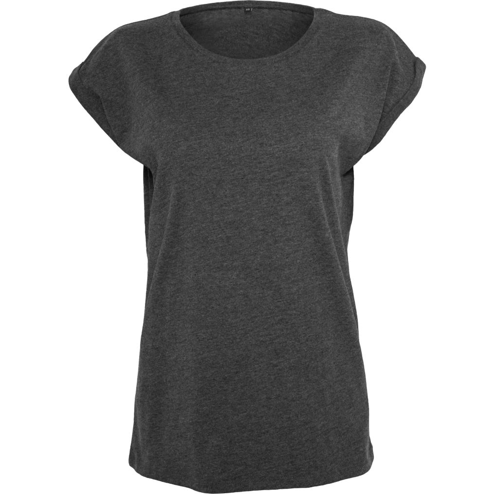 Image produit Damen Tee mit verlängerten Schultern T-Shirt Baumwolle Viskose by021