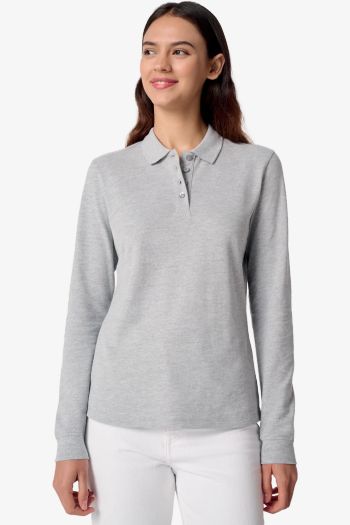 Image produit Polo piqué langærmet iDEAL BASIC BRAND ib223