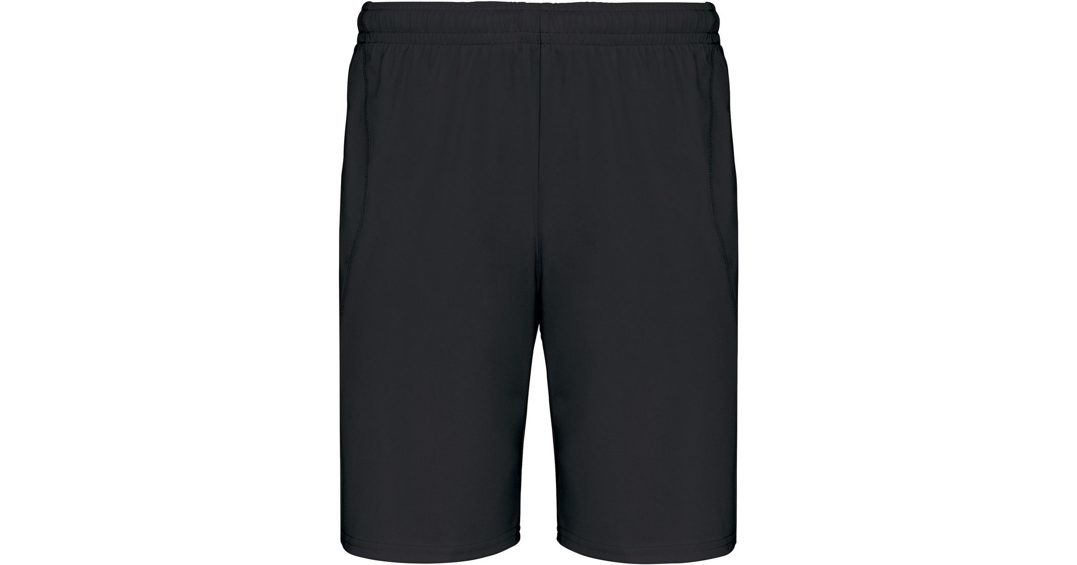 Short De Foot Vintage Années 80 - Noir Et Rouge - Polyamide - Taille 85