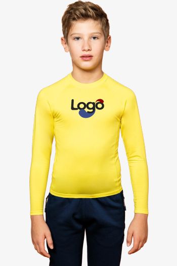 Image produit Long sleeve sports double skin t-shirt for children pa006
