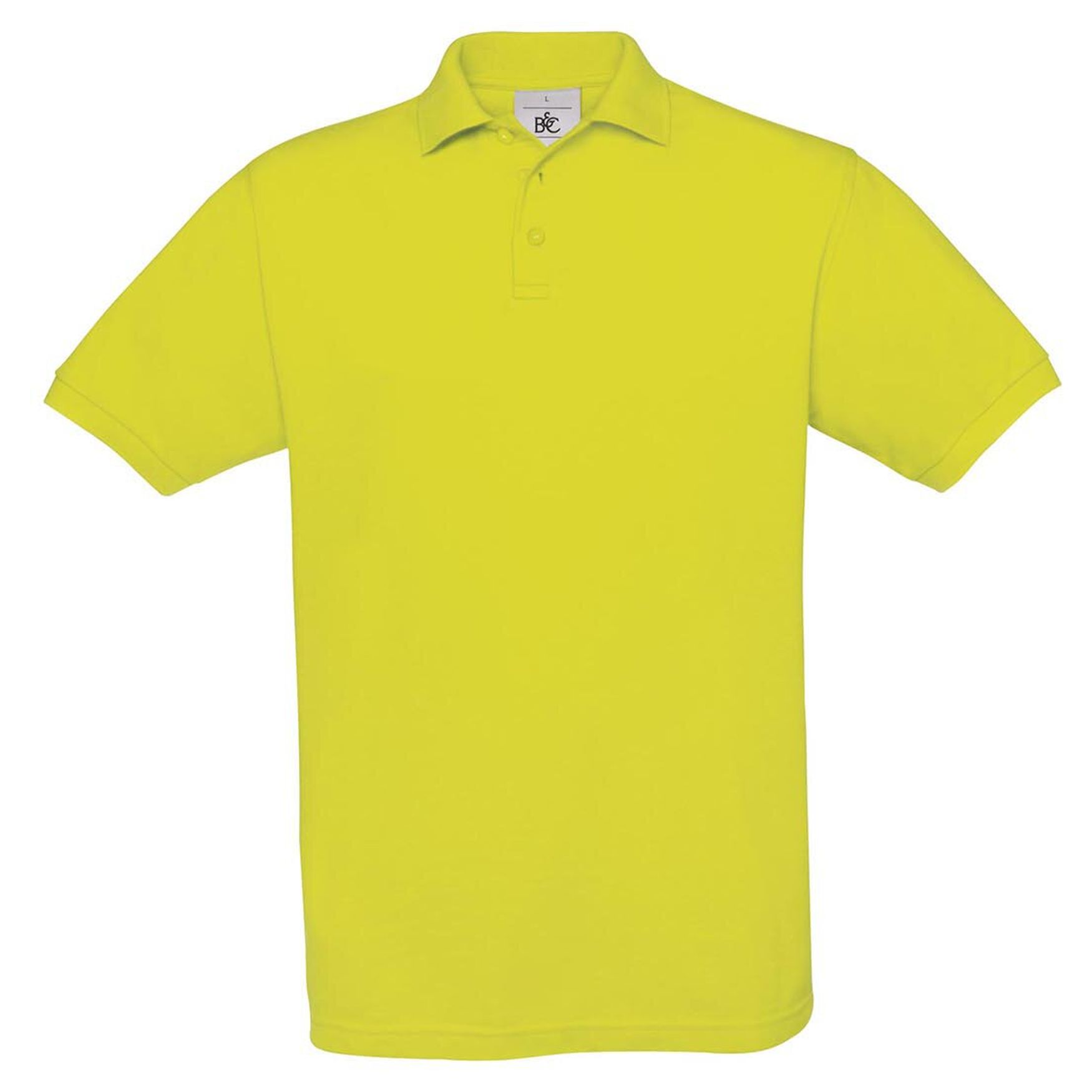SAFRAN Polo coton boutons pu409 - Pixel lime