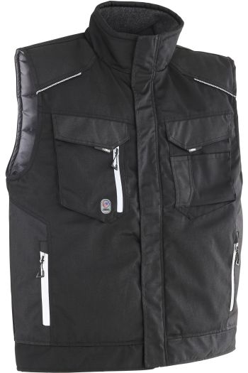 Mannen werkveste Veste zonder mouwen 30410 - Black