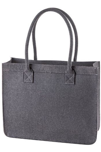 City Shopper Modernclassic Feutrine Reißverschluss-Einkaufstasche 1807556 - Anthracite