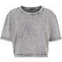 Image produit Ladies acid washed cropped tee by054
