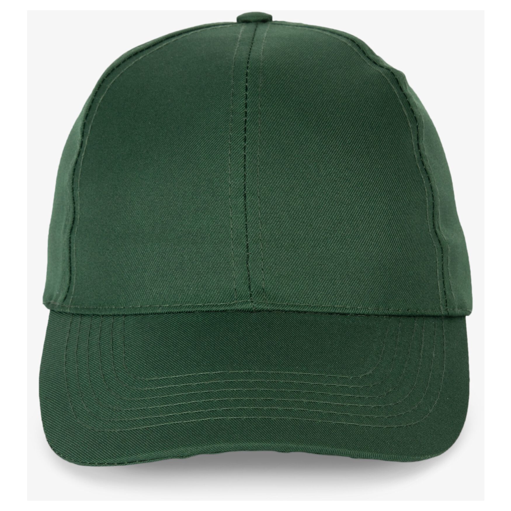 Boné de poliéster - 6 painéis kp156 - Forest green