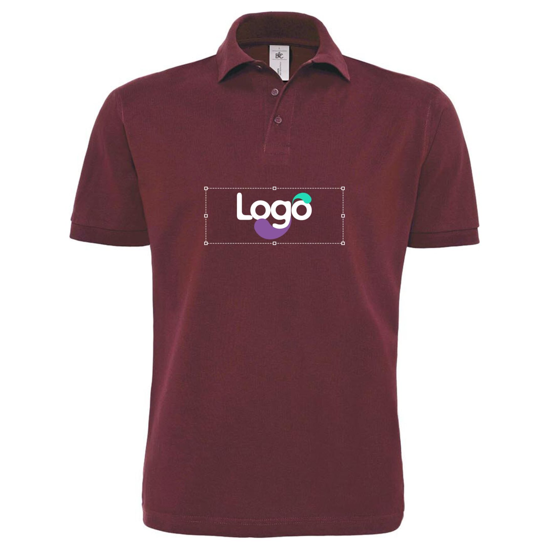 Piqué polo heavymill Polo coton textile personnalisation pu422 - Burgundy