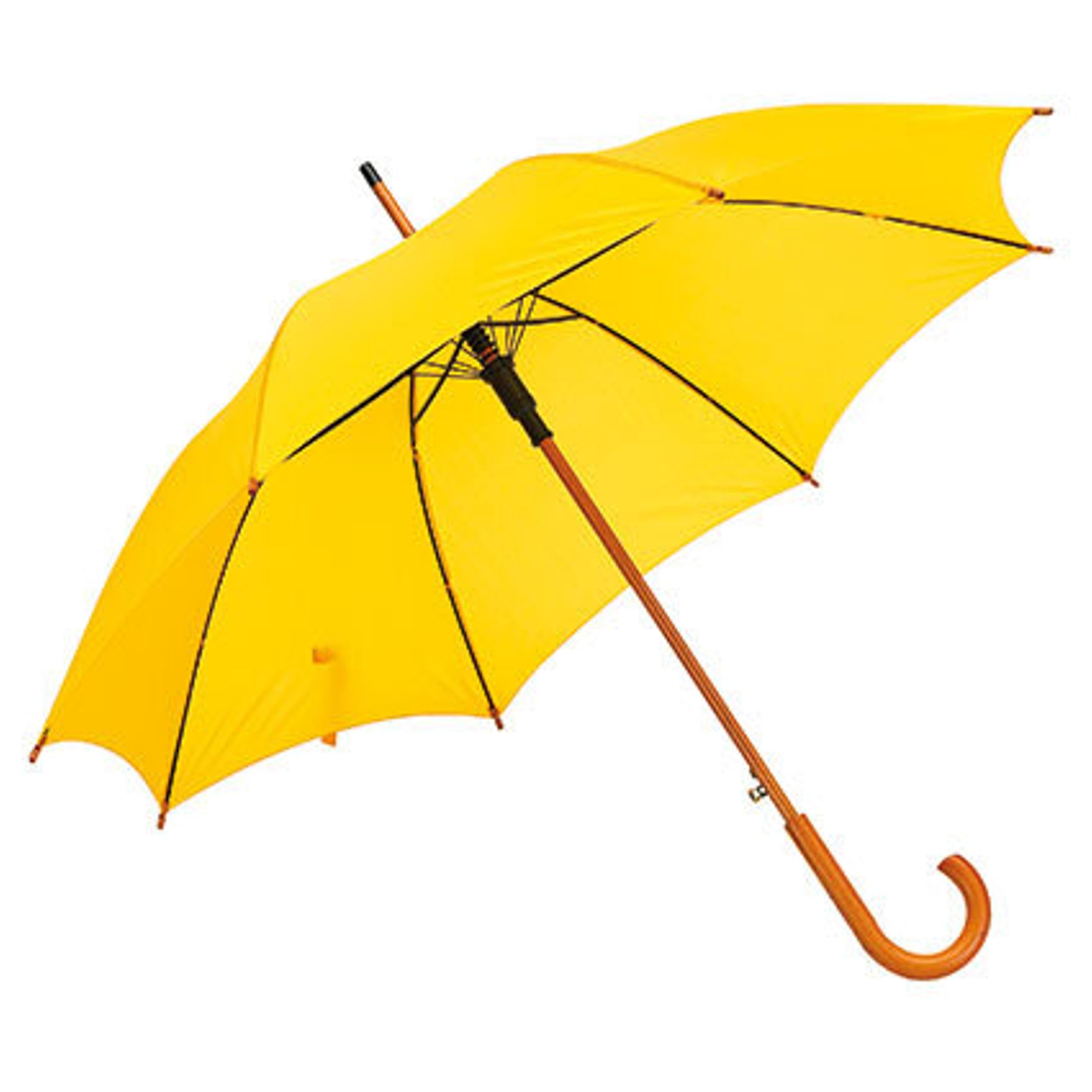 Automatic umbrella cane nylon 01032 - Yellow