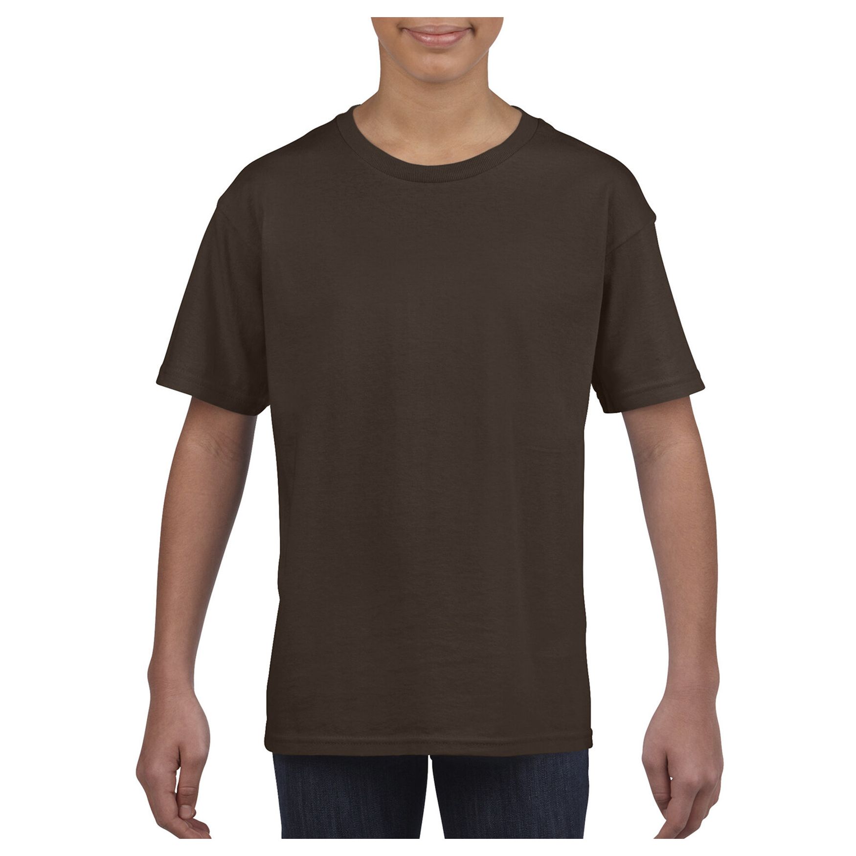 Youth t-shirt softstyle® 64000b - Dark chocolate