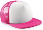fuchsia/white