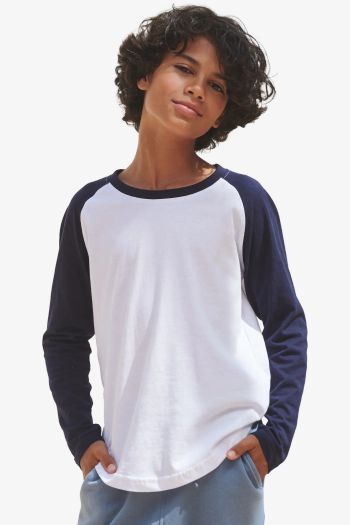 Image produit Kids' long sleeved baseball tee-shirt sm271